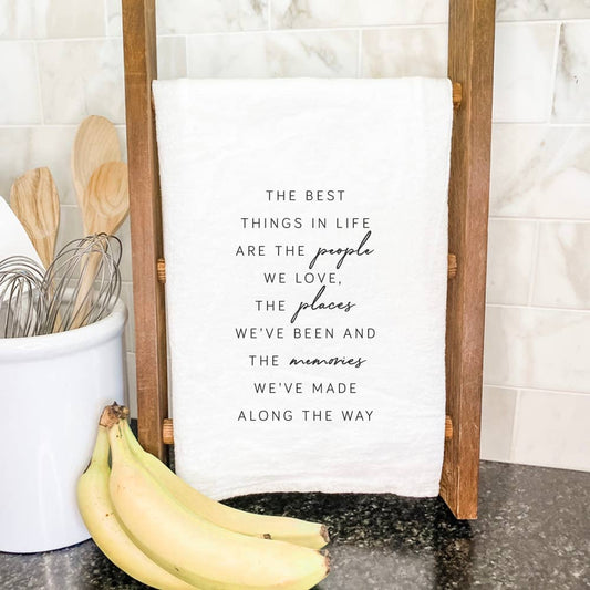 Best Things in Life - Cotton Tea Towel