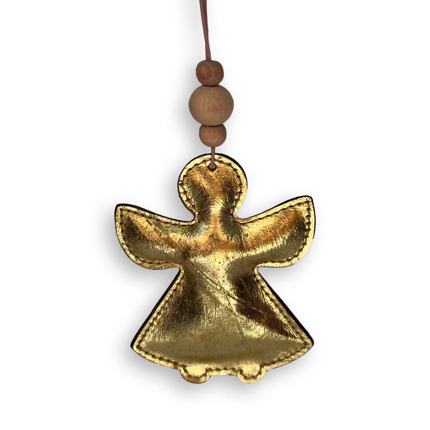 Leather Angel Ornament