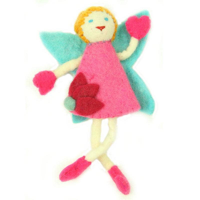 Blond Hair Tooth Felt Tooth Fairy Pillow