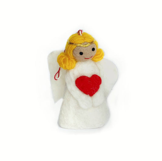 Angel Felt Wool Christmas Ornament