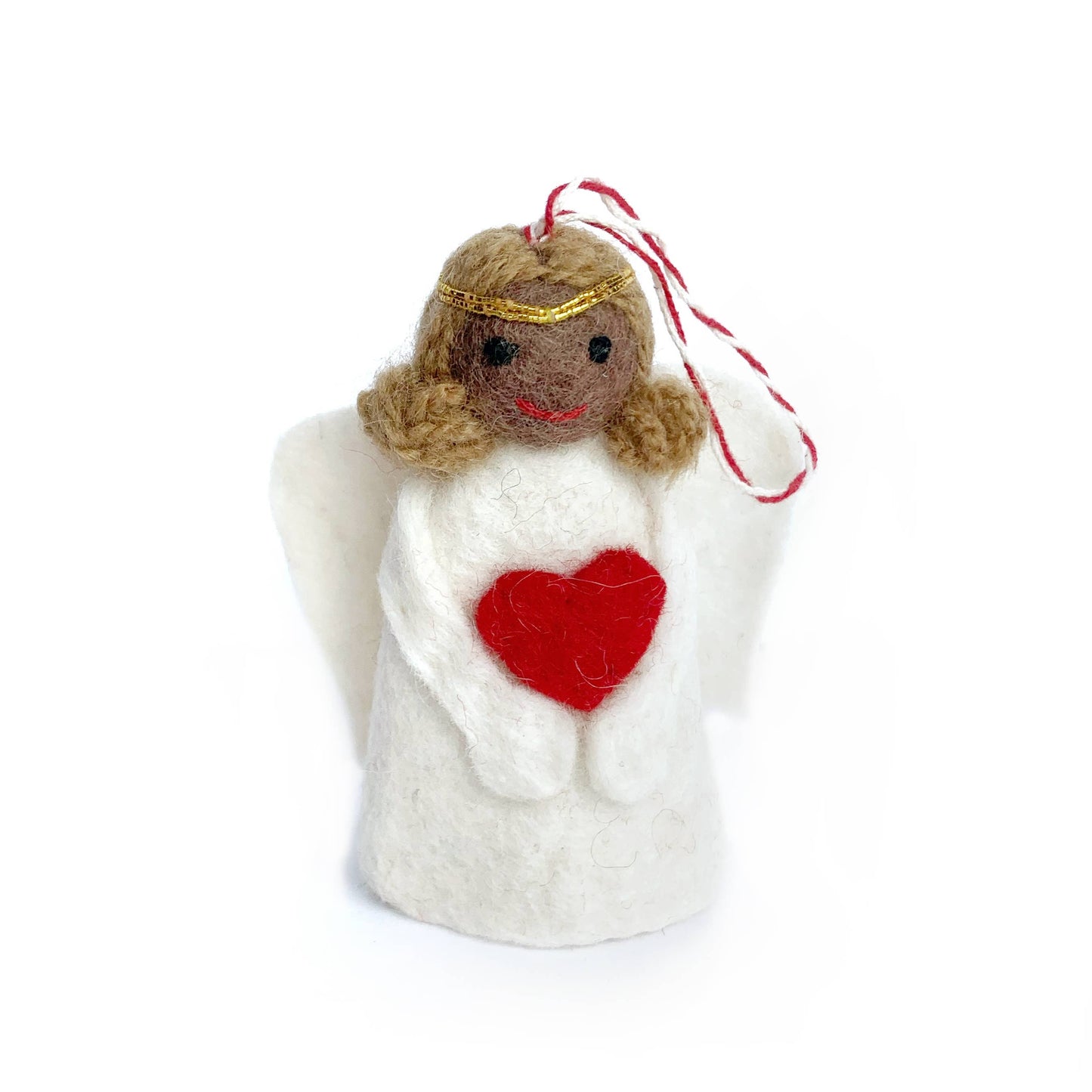 Angel Felt Wool Christmas Ornament