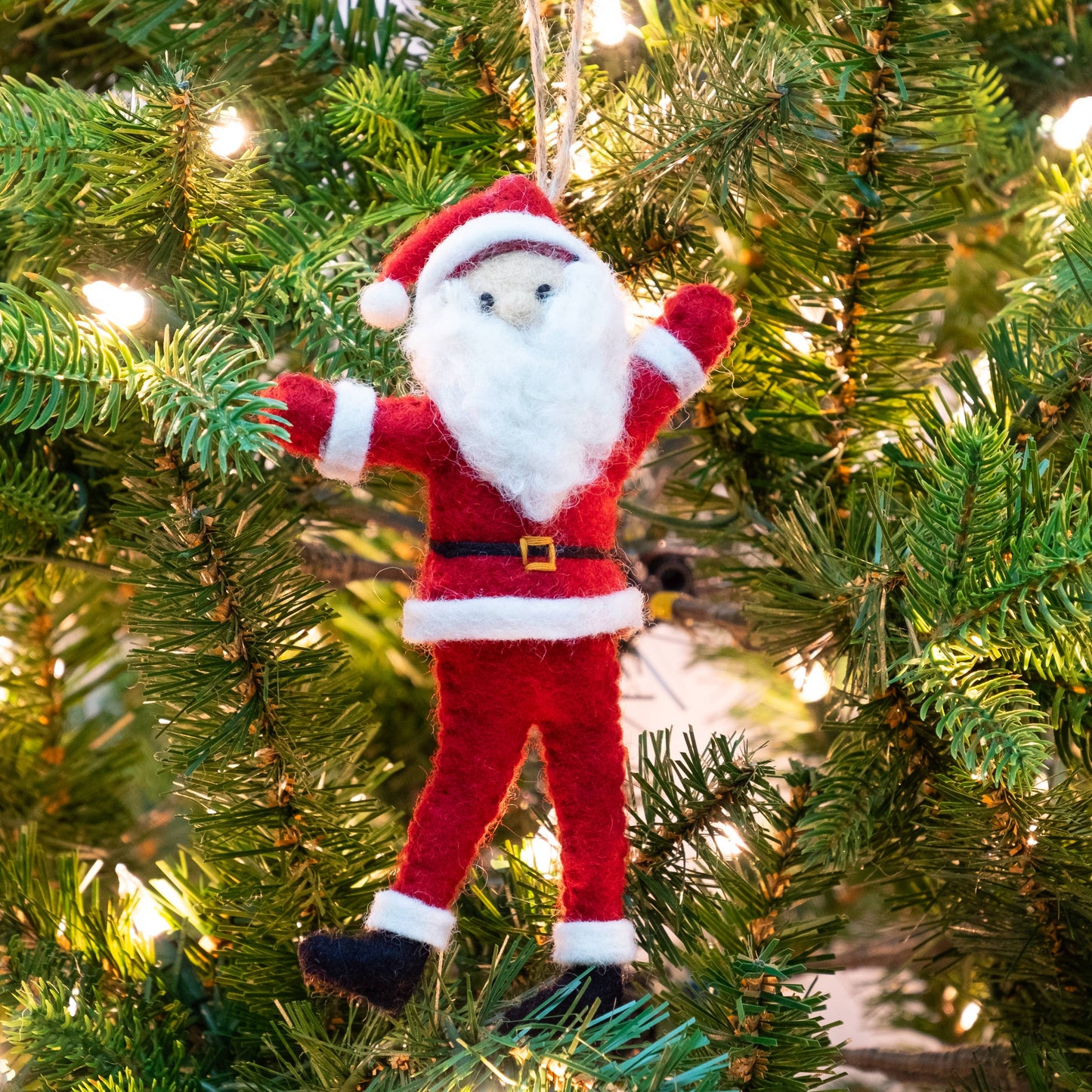 Felt Dancing Santa