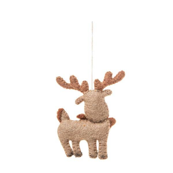 Arctic Moose Ornament