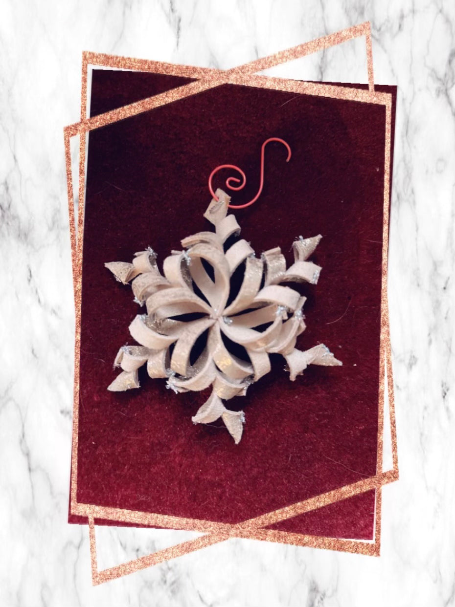 When you wish upon a star snowflake ornament