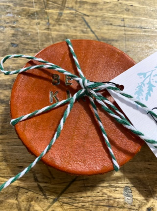 Leather Coasters Set of 5