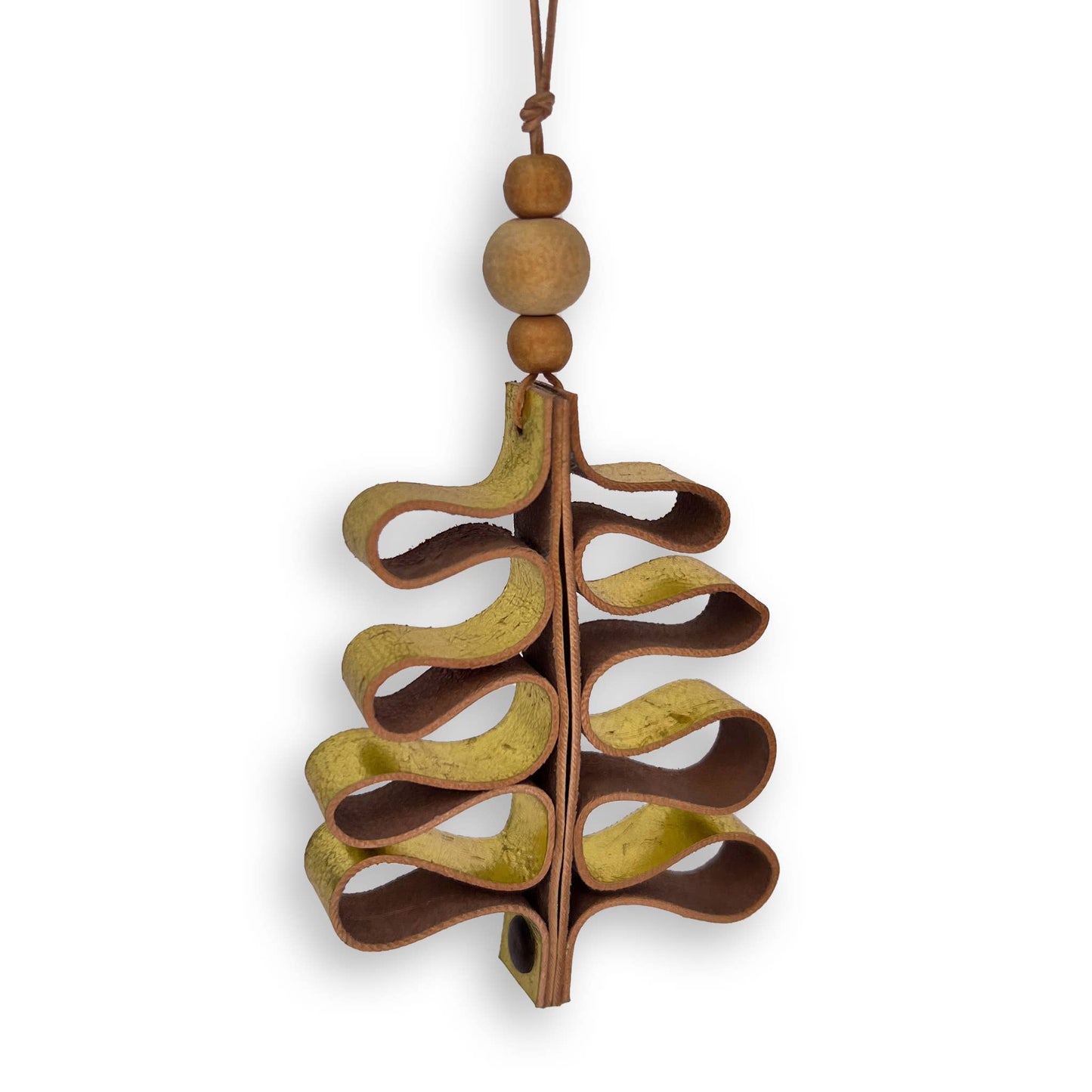 Leather Tree Ornament