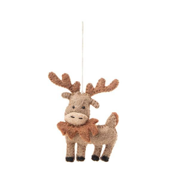 Arctic Moose Ornament