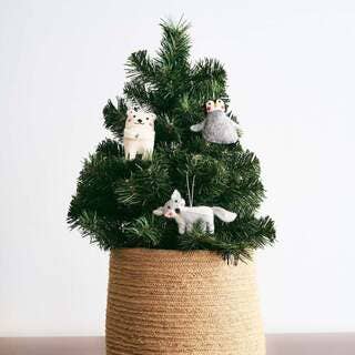 Arctic Fox Animal Ornament