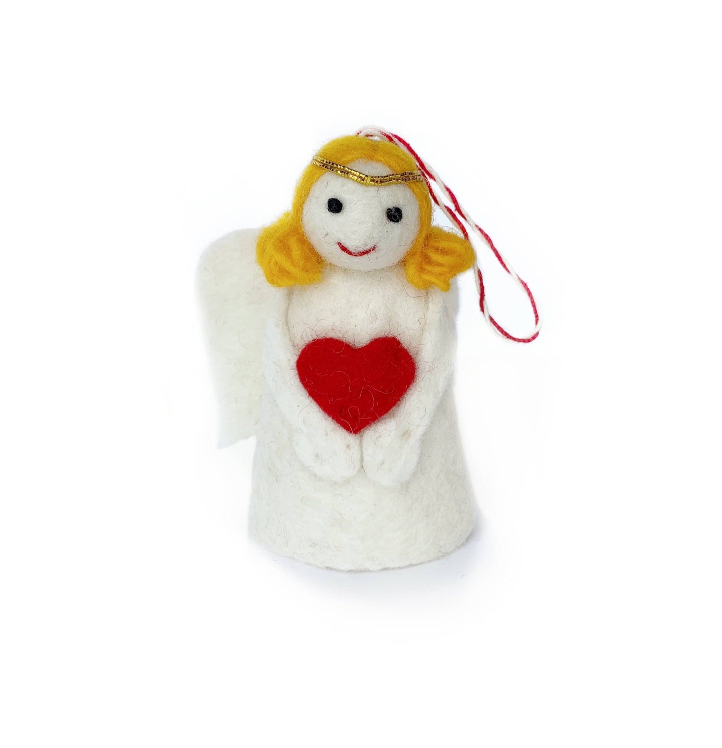 Angel Felt Wool Christmas Ornament